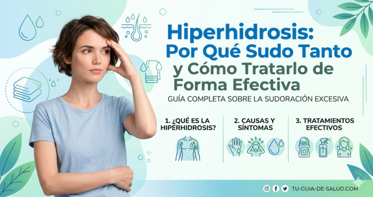 Hiperhidrosis: Por Qué Sudo Tanto y Cómo Tratarlo de Forma Efectiva