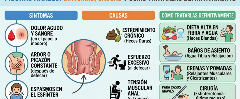 Fisuras Anales: Síntomas, Causas y Cómo Tratarlas Definitivamente