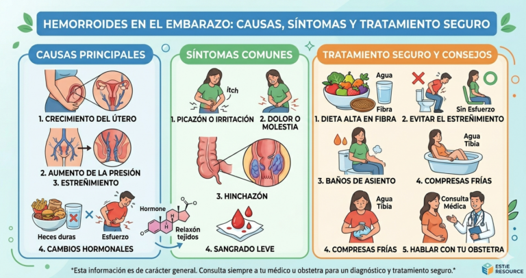 Hemorroides en el Embarazo: Causas, Síntomas y Tratamiento Seguro