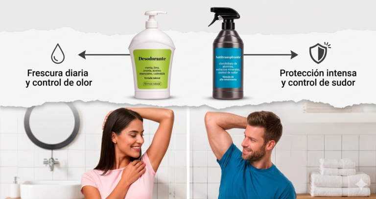 Desodorante vs Antitranspirante: Diferencias Clave y Cuándo Usar Cada Uno