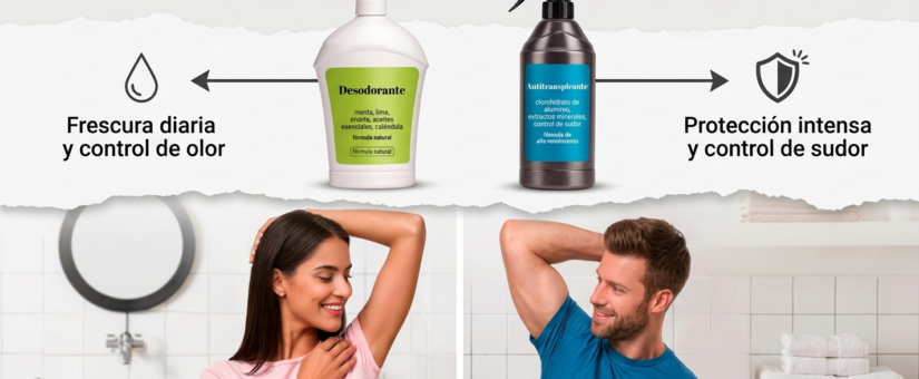 Desodorante vs Antitranspirante: Diferencias Clave y Cuándo Usar Cada Uno
